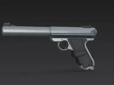 Ruger mark 2 3D model