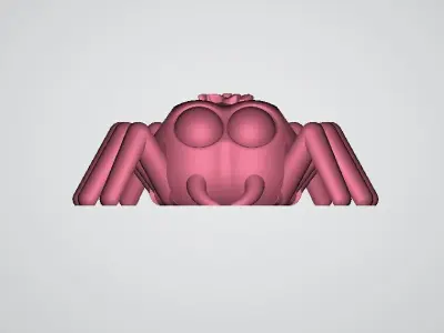 cartoon spider 3D 3D print model