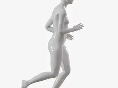  Female mannequin pose 4 PBR 