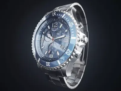 Watch SECTOR 3D model 3D model