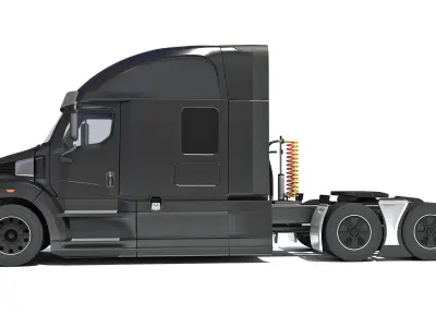 Generic Semi Truck 3D model get