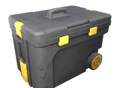 Toolbox Low Poly Low-poly 3D model
