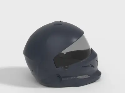 MOTORCYCLE HELMET 3D model 8