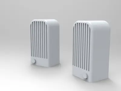 Vintage Speaker Free 3D model