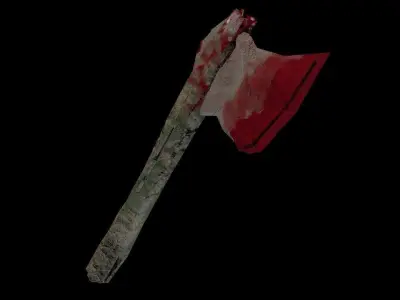 Axe for Battle Low-poly 3D model