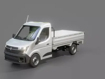 Renault Master Pickup Truck 3D model
