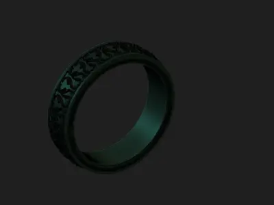 ornamental ring 3D print model