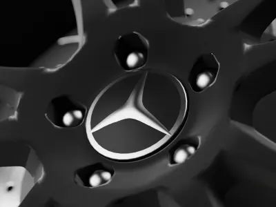 Mercedes-Benz AMG GTR Car Wheels  3D model