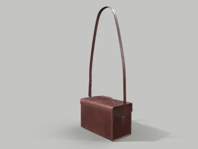 Military First Aid Kit Bag  Low-poly 3D model