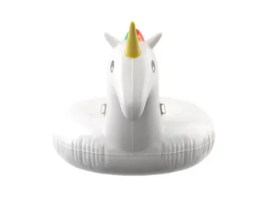Inflatable Party Tube Swimming Unicorn 3D model