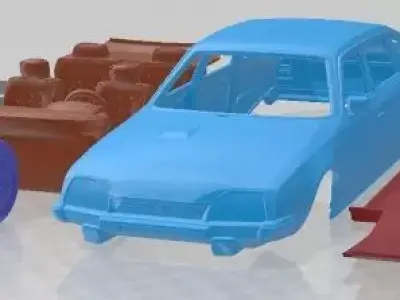 Citroen CX 1991 Printable Car  3D print model
