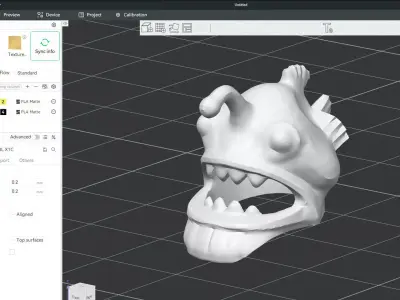 Custom3Dprint Minifigure Accessory - Ninjago Fish Helmets - 006 3D print model