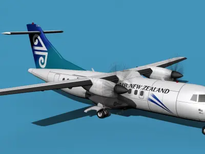 ATR-42-320 Air New Zealand 3D model