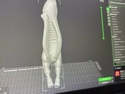 Beef Carcass for Horror Dioramas ex Predator and Leatherface 3D print model