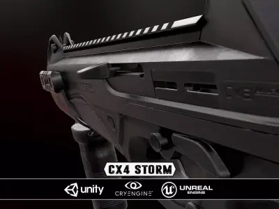 CX4 Storm - Model and Textures Low-poly 3D model