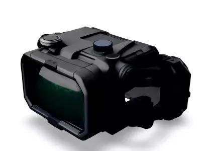 SciFi Futuristic Handheld Device Low-poly 3D model purchase