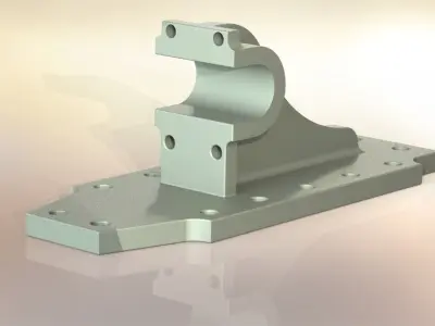 Support piece exercise  Free 3D model
