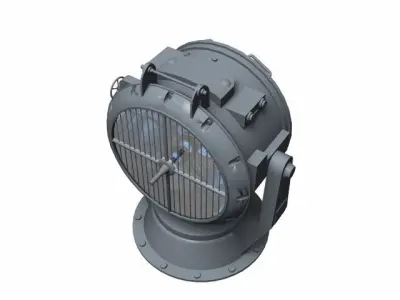150 cm search light 3D model