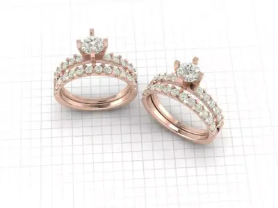 Wedding ring 3D model