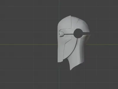 Automato head of bird Free 3D model