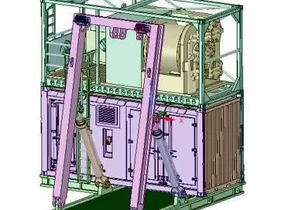 ROV UNIT Container LARS 3D print model