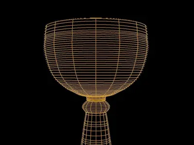 Gold Goblet Free 3D model