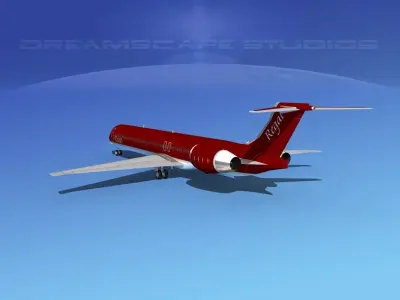 McDonnell Douglas MD83 Regal 3D model