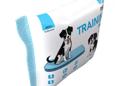 Animal accessories Pet Training Pads Low-poly 3D model purchase