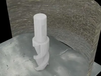 Endmill drill Free 3D model