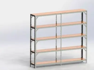 Garage and Workshop Rack 3D model