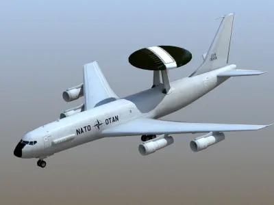 NATO Recon Aircraft 3D model