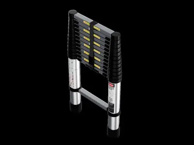 Single Side Telescopic Ladder 3D model