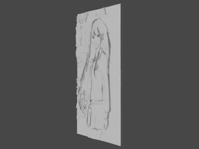 Girl art 3d Free 3D print model
