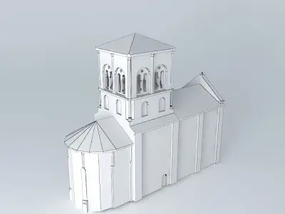 Church of San Pedro de Tejada Free 3D model