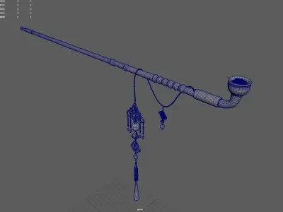 Tobacco pipe 3D model purchase