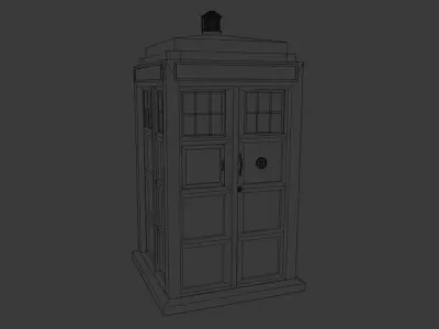 TARDIS from Doctor Who 3D model