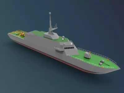 USS Freedom LCS 1  3D model