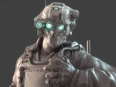 Mechanical Warrior 3D model