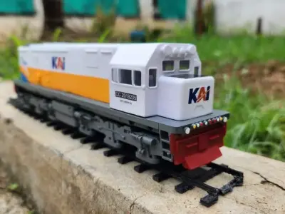 cc 201 indonesia railway 3D print model