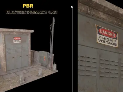 Electric Primary Cab 3D model