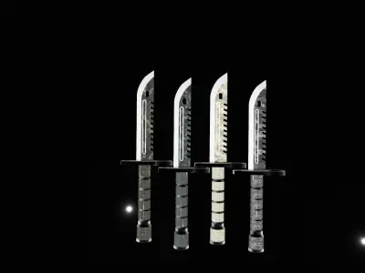 Combo m9 and baterflu 3D model