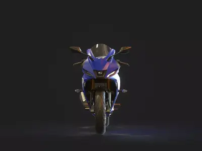 Base model Yamaha R 125 2026 3D model