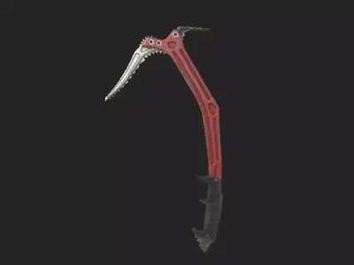 Crowbar 3D Model 002 Low-poly 3D model