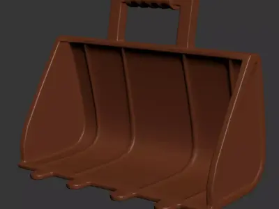 excavator Free 3D model from CGTrader