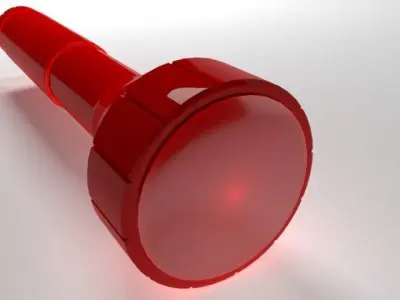 Flashlight Low-poly 3D model shop