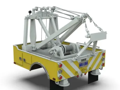 Holmes 750 Wrecker   Tow Truck Equipment for Classic Trucks  3D model