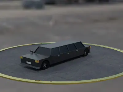 package low poly  20 cars for game Low-poly 3D model