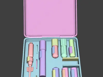 AI2 medical kit Low-poly 3D model