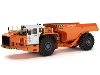 Underground Articulated Mining Dumptruck TH545i 3D model
