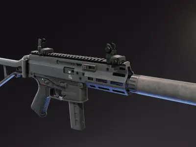 BT APC SMG Low-poly 3D model